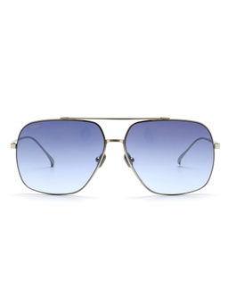 Scott Sunglasses - Gradient Blue Lens Navigator Sunglass Silver Frame - 2494 C3 Frank 66