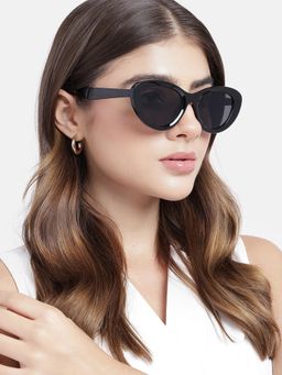 Carlton London - Women UV Protected Purple Lens Cat Eye Sunglasses (68)
