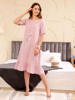 SAY - Embroidered Nightdress