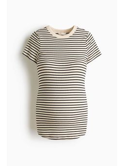 H&M - Women White MAMA Ribbed Top