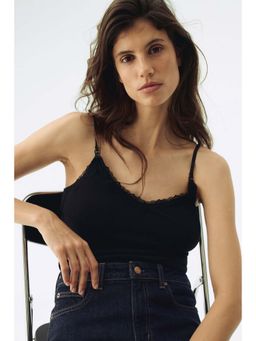 H&M - Women Black MAMA Nursing Strappy Top