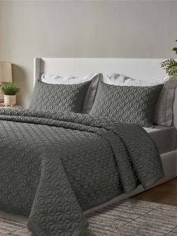 SANSAAR A D'DECOR BRAND LIVE CONSCIOUSLY - King Bedsheet with Pillow Cover Opaline-Griffin