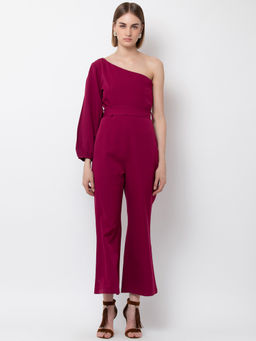 Dodo & Moa - Women Pink Western Wear Jumpsuit