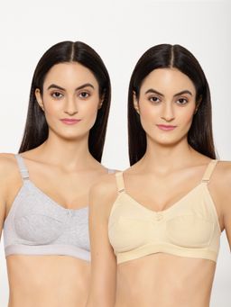 Floret - Wirefree Non-padded Seamless Bra - Multi-Color