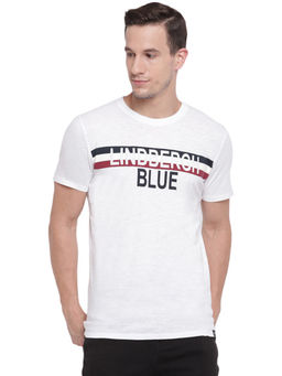 LINDBERGH - White Printed T-Shirt