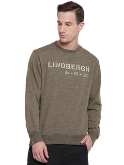 LINDBERGH - Olive Printed Sweater
