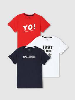 max - Boys Printed T-Shirt Multi-Color
