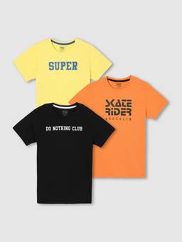 max - Boys Printed T-Shirt Multi-Color