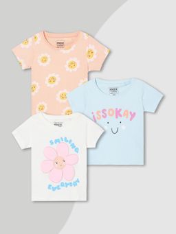 max - Girls Printed T-Shirt Multi-Color