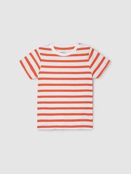 max - Boys Striped T-Shirt Orange