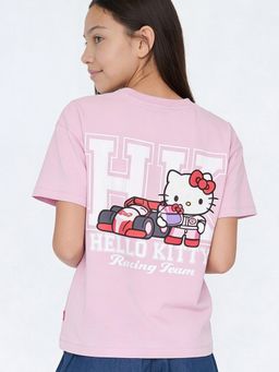 max - Girls Hello Kitty Print T-Shirt Pink