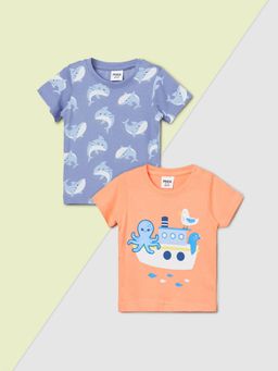 max - Boys Printed T-Shirt Multi-Color