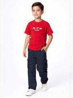 max - Boys Printed T-Shirt Red