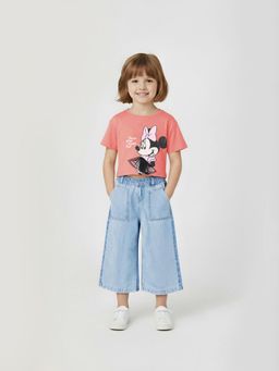max - Girls Minnie Mouse Printed T-Shirt Pink