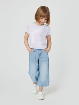 max - Girls Striped T-Shirt Multi-Color