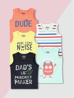 max - Boys Graphic Printed T-Shirt Multi-Color