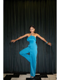 Contemponari - Solara Blue Jumpsuit