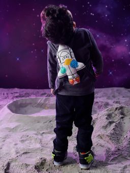 Somersault - Grey Tee with Removable Rocket (Set of 2)