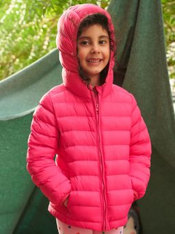 Somersault - Pink Puffer Hooded Jacket