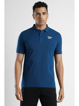 Reebok - Men Blue Lifestyle Polo T-shirt