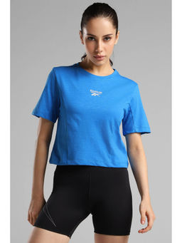 Reebok - Women Blue T-Shirt
