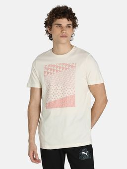 Puma - X1der Star Logo Core Mens White T-shirt