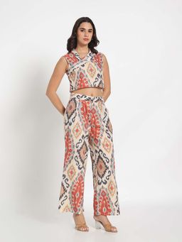 KAMLIE - Multi-Color Printed Cotton Co-Ord Set