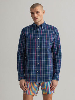 GANT - Blue Checks Casual Shirt