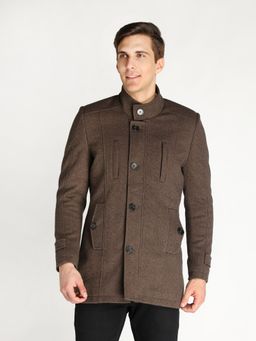 Lure Urban - Men Winter Wear Single Breasted Casual Coat