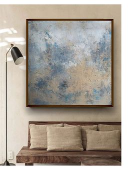 The Art House - Abstract Painting Multicolor (30X30 Inches)