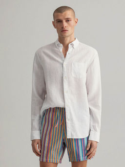 GANT - White Solid Casual Shirt