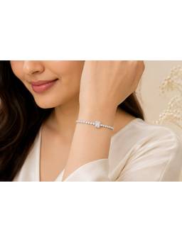RUHA JEWELS - Emerald Solitaire Bracelet