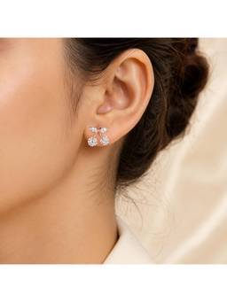 RUHA JEWELS - Crystal Cherry Blossom Studs