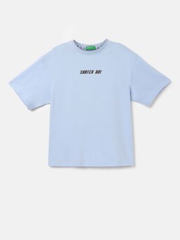 United Colors of Benetton - Boxy Fit Round Neck Printed T-Shirt