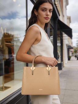 ROCIA - By Regal Beige Women Smart Day Handbag