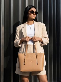 ROCIA - By Regal Brown Women Smart Day Tote Bag