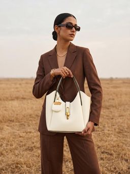 ROCIA - By Regal White Women Stylish Day Handbag