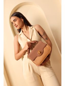 Bagabu - Women Khaki Handbag With Detachable Strap