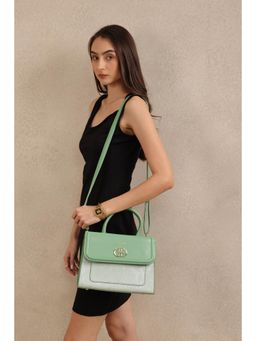 Bagabu - Women Green Handbag With Detachable Strap