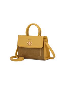 Bagabu - Women Yellow Handbag With Detachable Strap