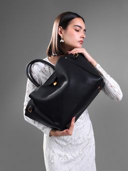 Kazo - Women Kyra Tote Bag - Black (L)