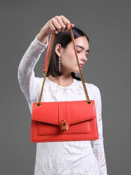 Kazo - Women Sharon Sling Bag - Orange (S)