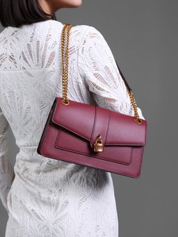 Kazo - Women Sharon Sling Bag - Wine (S)
