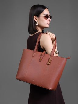 Kazo - Women Hana Tote Bag - Tan (L)