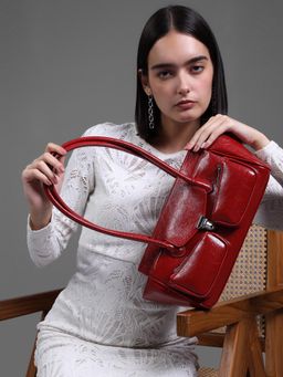 Kazo - Women Rosa Handbag - Red (M)