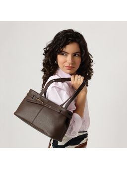Fastrack - Gilded Lock Handbag - Brown