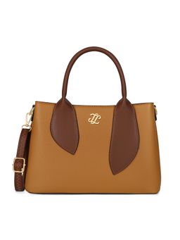 Lavie Signature - Women Sabria 3C Satchel Bag With Detachable Strap - Ocher (M)
