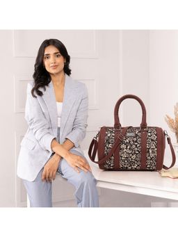 Sibia Bags - Kashmiri Kashidakari Handbag With Detachable Strap