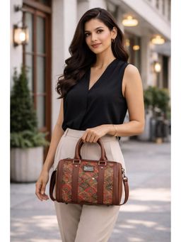 Sibia Bags - Sanganeri Art Handbag With Detachable Strap