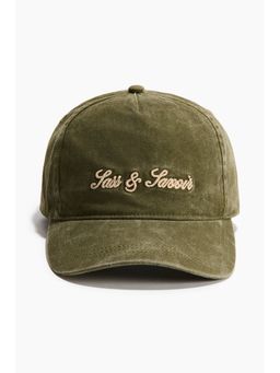 H&M - Women Green Cotton Twill Cap